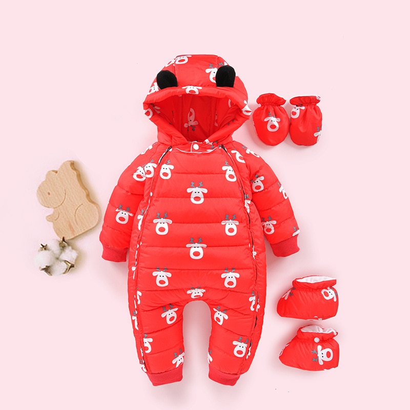 Baby Winter Suit Hooded Overall